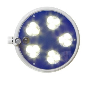 Lámpara L21-25 LED,  50.000 lux  a 1 m. Soporte a techo