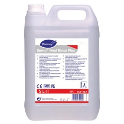 Abrillantador y fórmula para remojo para la limpieza de instrumental médico  Suma Med Rinse Plus. 5 litros