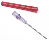 Agujas punta roma con filtro (Blunt Filter Needle) 18G 1 1/2 1,2 x 40 mm. Color Rosa. Caja de 100