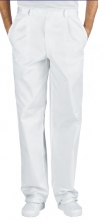 Pantalón con pinzas Blanco. 100% Algodón. Varias tallas