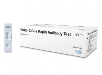 Test rápido de anticuerpos contra el SARS-CoV-2 Roche. Caja de 40 kits