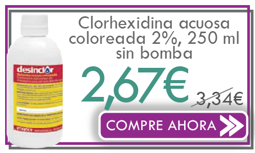 Clorhexidina acuosa coloreada 2%