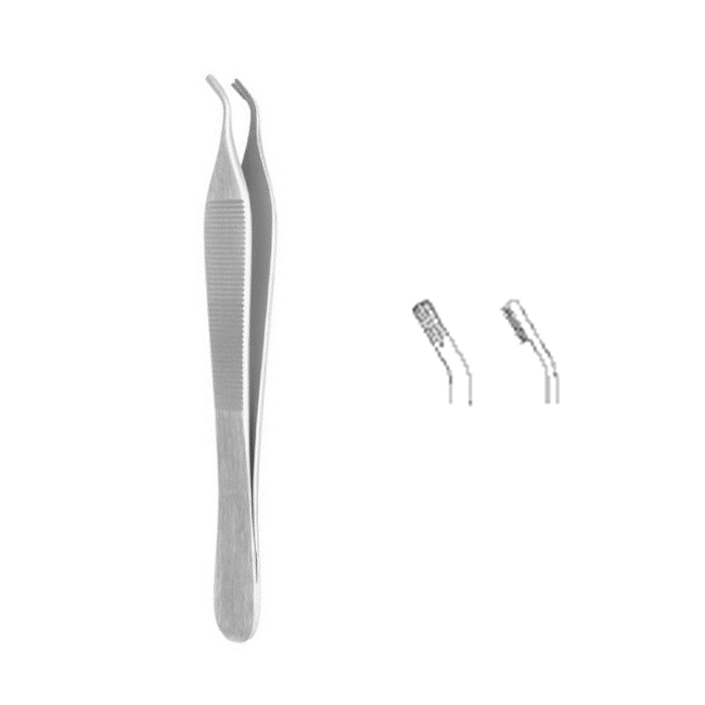pinza de disección curva dentada 12 cm | PINZAS DE LABORATORIO