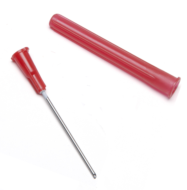 Agujas de carga con punta roma (Blunt Fill) 18G 1 1/2 1,2 x 40 mm Color Rojo. Caja de 100 Agujas de carga con punta roma (Blunt Fill) 18G 1 1/2 1,2 x 40 mm Color Rojo. Caja de 100