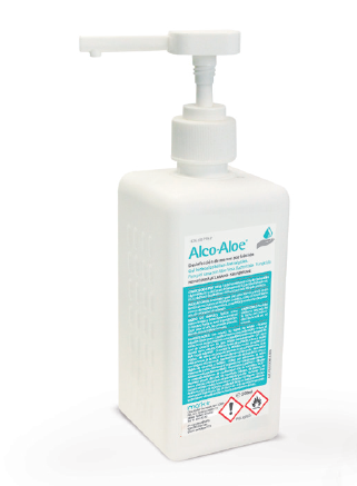 Alco-Aloe gel hidroalcohólico 500 ml con bomba