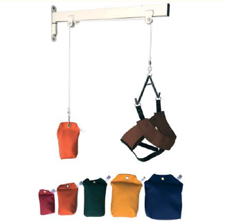 Aparato a pared para tracción cervical, 44x19 cm. Aparato a pared para tracción cervical, 44x19 cm.