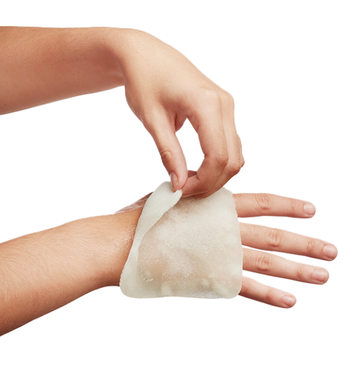 Apósito estéril para quemaduras 10 x 10 cm para pequeñas superficies Apósito estéril para quemaduras 10 x 10 cm para pequeñas superficies