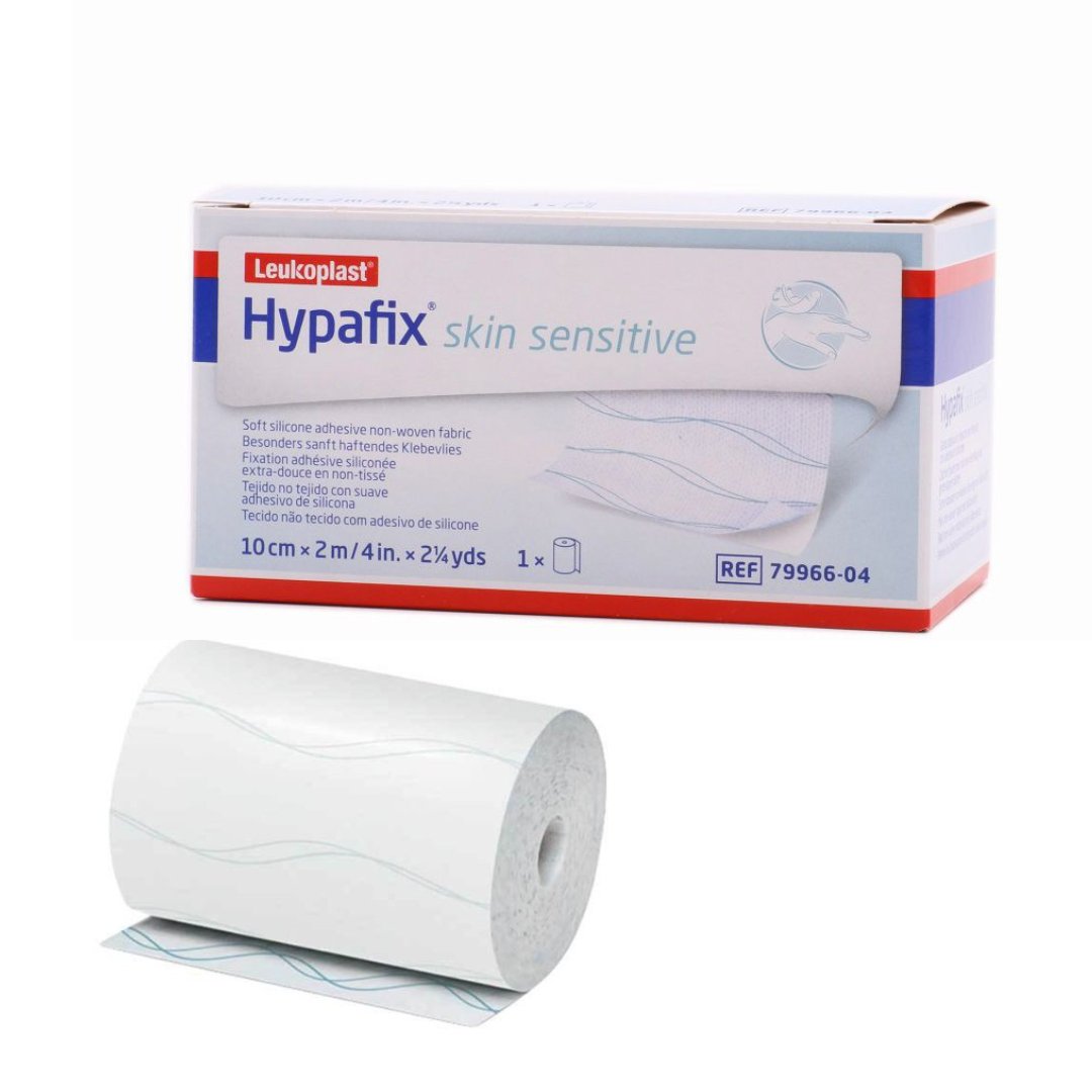 Apósito Hypafix Skin Sensitive, rollo adhesivo tejido sin tejer. 10cm x 2m Apósito Hypafix Skin Sensitive, rollo adhesivo tejido sin tejer. 10cm x 2m
