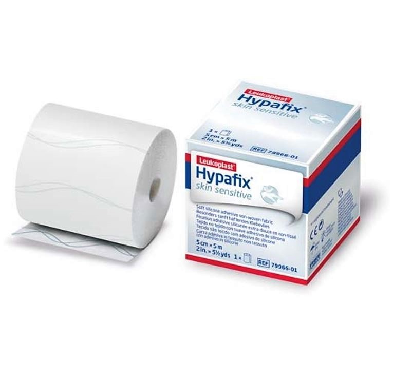 Apósito Hypafix Skin Sensitive, rollo adhesivo tejido sin tejer. 5cm x 5m