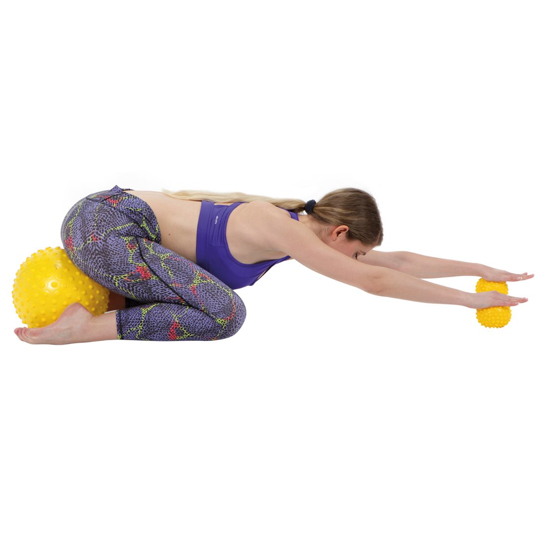 Balón inflable con relieve para rehabilitación, 28cm de diámetro Balón inflable con relieve para rehabilitación, 28cm de diámetro