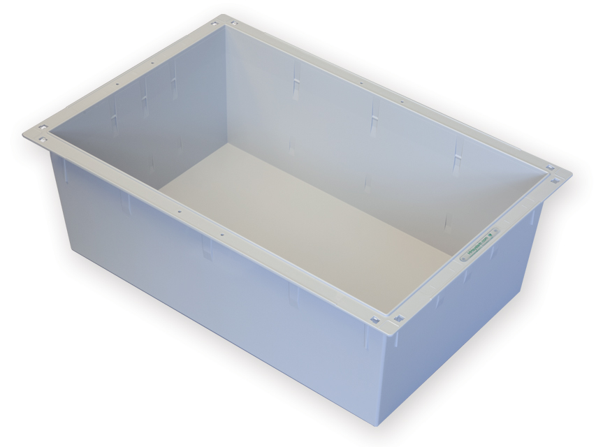 Bandeja de plástico para carro 60x40x20h cm Bandeja de plástico para carro 60x40x20h cm