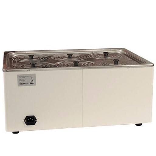 Baño maría digital de 18L de capacidad, tapa con 6 orificios Baño maría digital de 18L de capacidad, tapa con 6 orificios