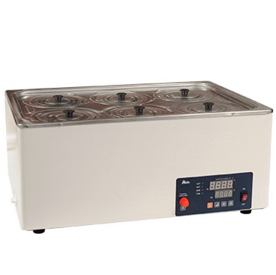 Baño maría digital de 18L de capacidad, tapa con 6 orificios Baño maría digital de 18L de capacidad, tapa con 6 orificios