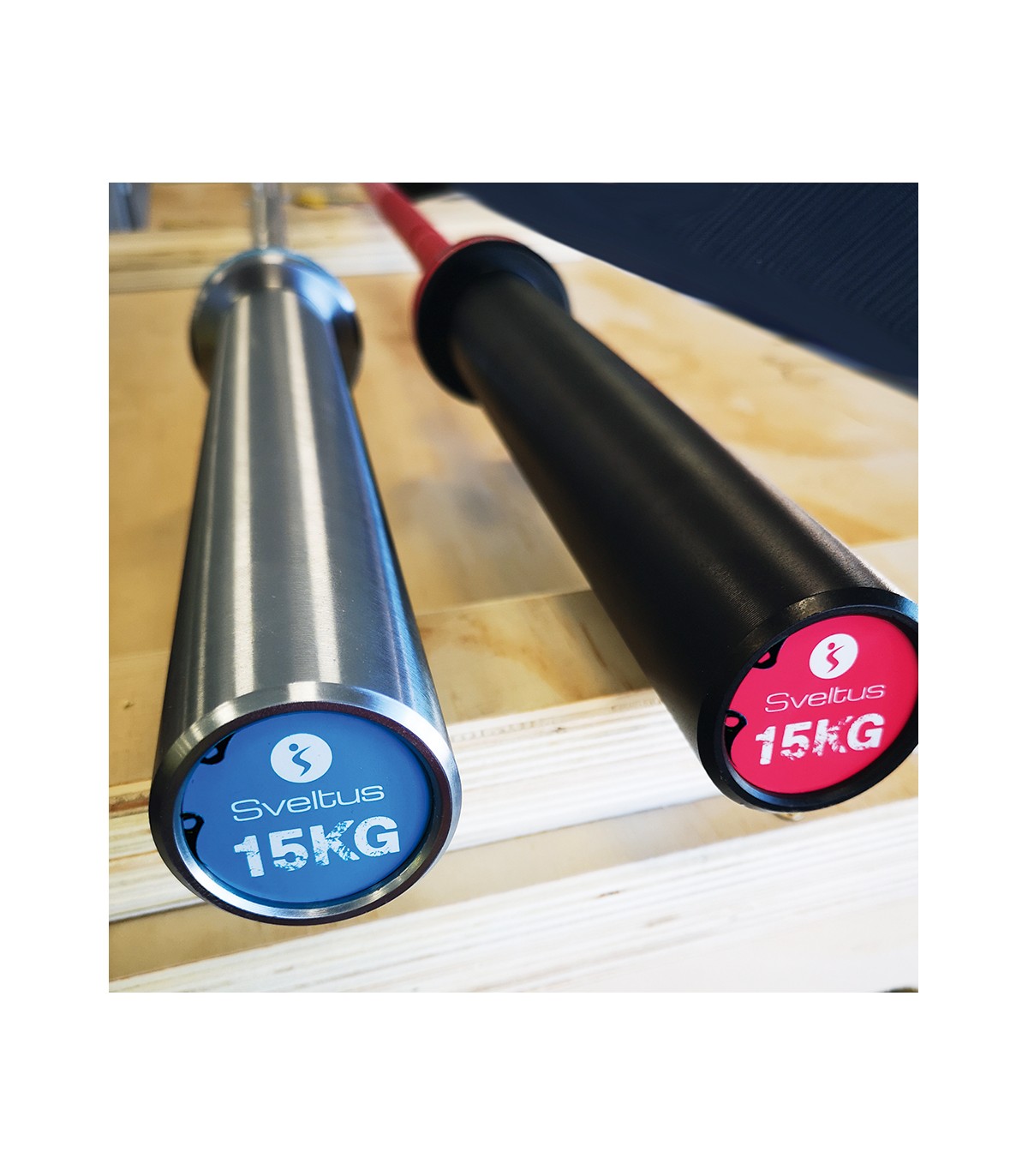 Barra olímpica femenina 201 cm. Ø5 cm. Varios colores Barra olímpica femenina 201 cm. Ø5 cm. Varios colores