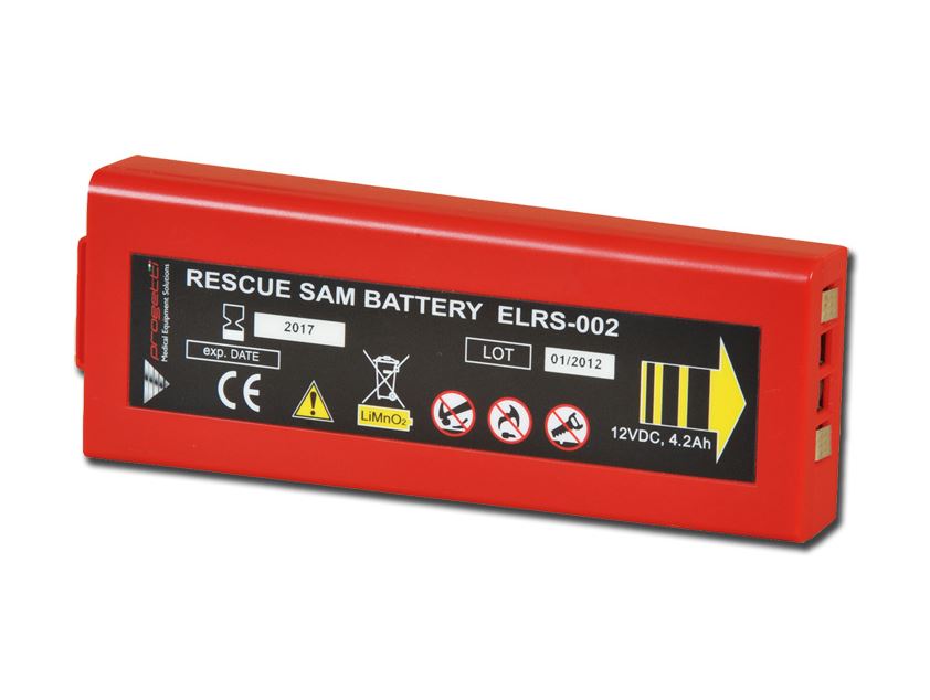 Batería de litio para desfibrilador Rescue Sam