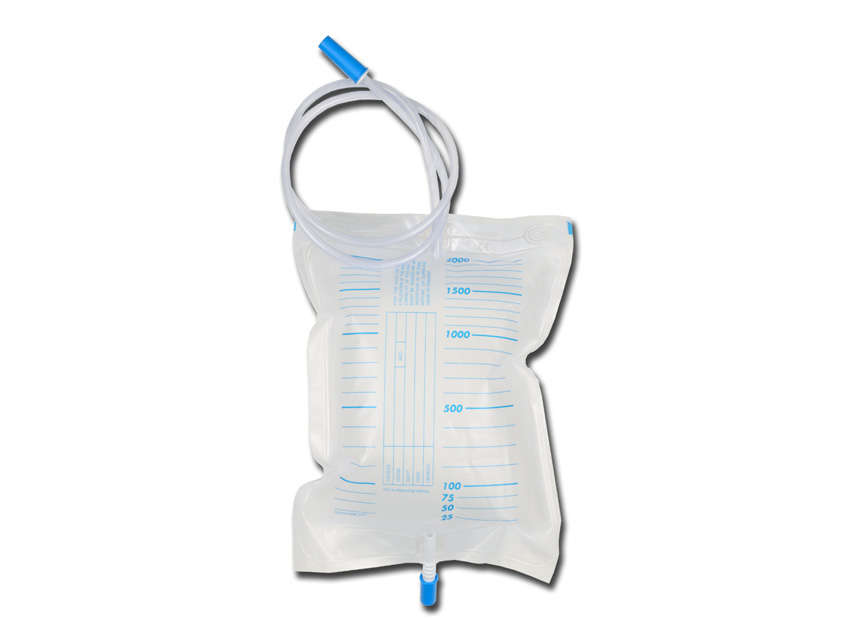 Bolsa de orina 2000 cc - tubo 90 cm con válvula antirreflujo. Caja de 30 unidades Bolsa de orina 2000 cc - tubo 90 cm con válvula antirreflujo. Caja de 30 unidades