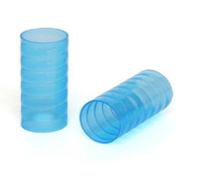 Boquilla reusable de plástico azul para Spirolab III Color. Caja 100 u.