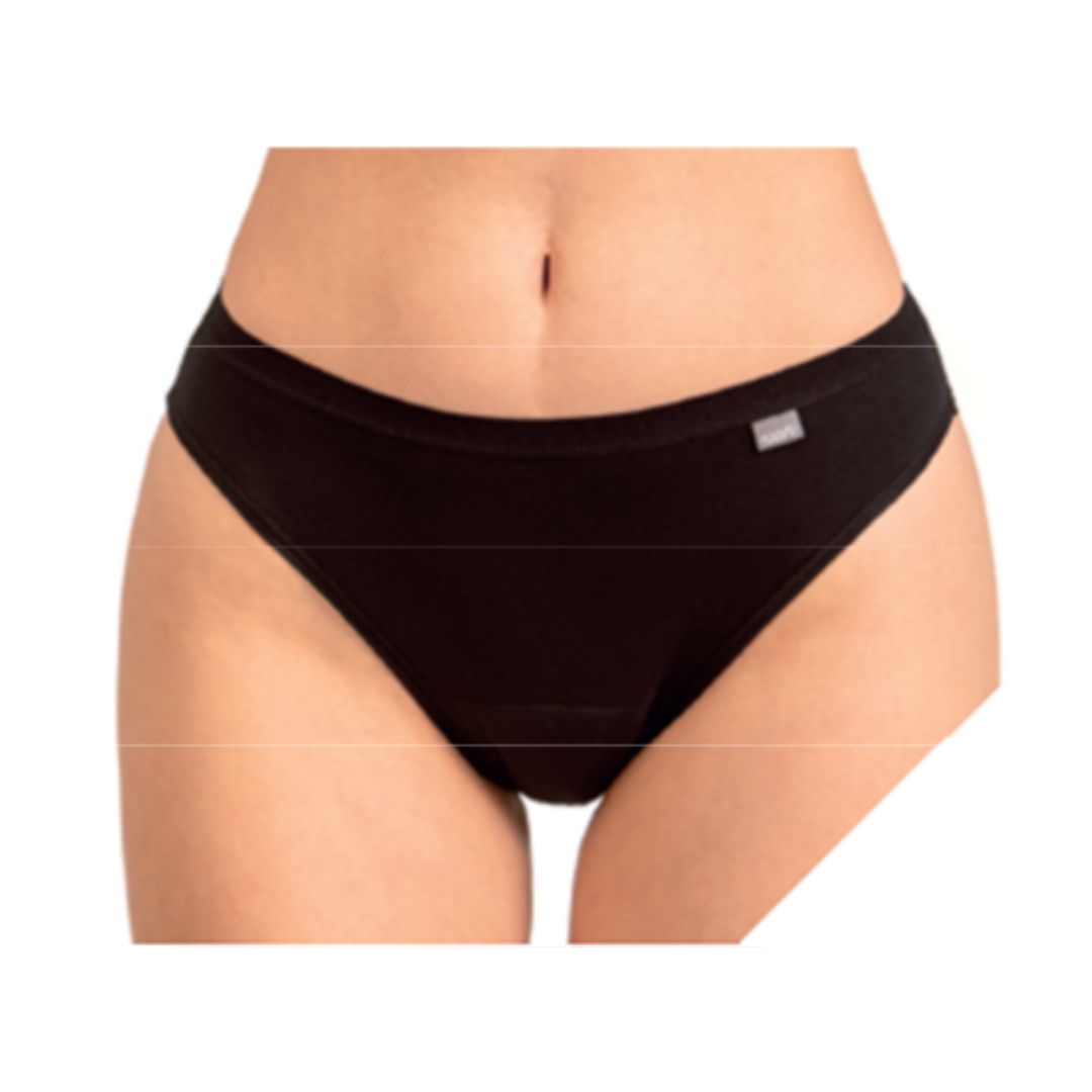 Braga bikini mujer para incontinencia urinaria. Color negro. Varias tallas Braga bikini mujer para incontinencia urinaria. Color negro. Varias tallas