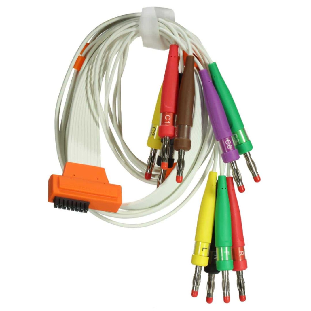 Cable de paciente para ECG IEC, 10 latiguillos banana para HD+/HD+12/ HD+15 Cable de paciente para ECG IEC, 10 latiguillos banana para HD+/HD+12/ HD+15