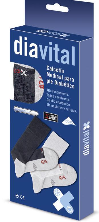 Calcetin Diavital Medical Para Pie Diabético Diavital (1 par) Calcetin Diavital Medical Para Pie Diabético Diavital (1 par)