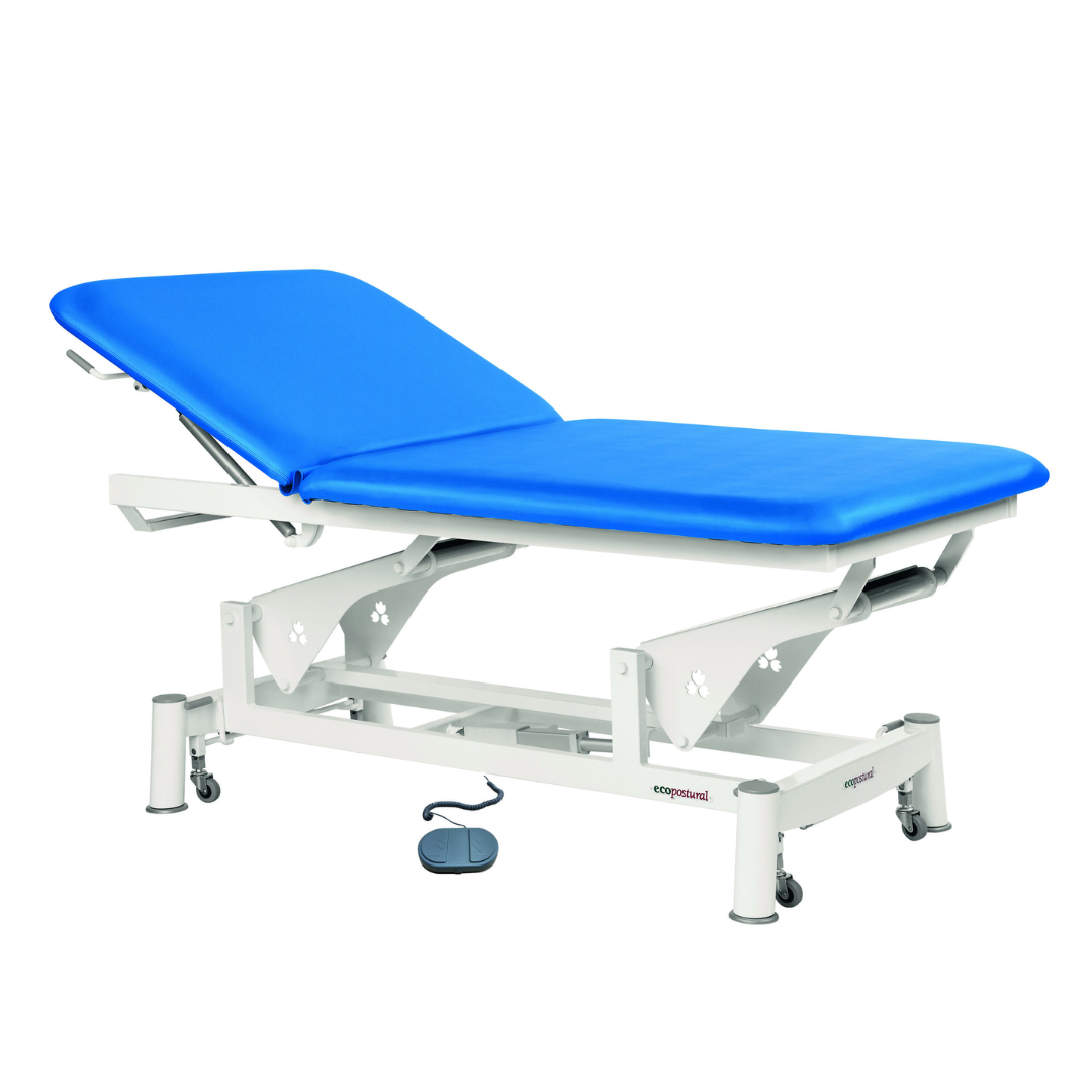 Camilla eléctrica de 2 cuerpos, 100 x 185 cm. Varios colores y cabezales Camilla eléctrica de 2 cuerpos, 100 x 185 cm. Varios colores y cabezales