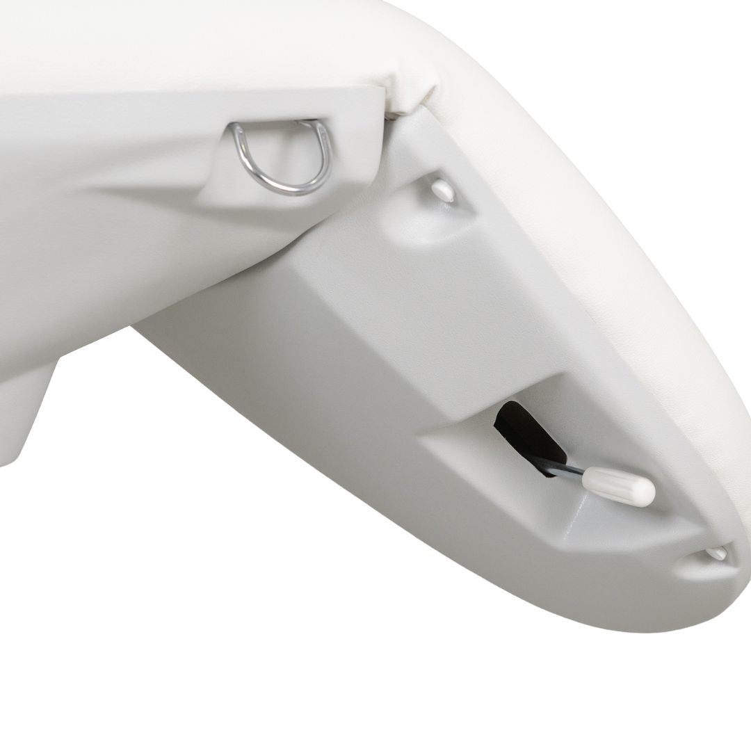 Table de massage électrique haut de gamme minimaliste Vome Smart, 4 moteurs et chauffage. Couleur blanche