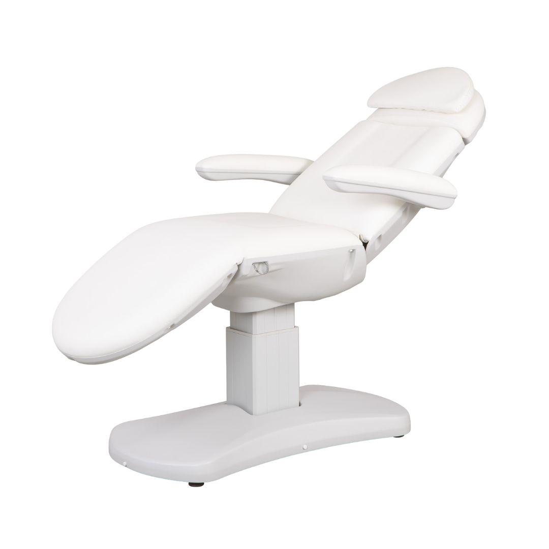 Table de massage électrique haut de gamme minimaliste Vome Smart, 4 moteurs et chauffage. Couleur blanche