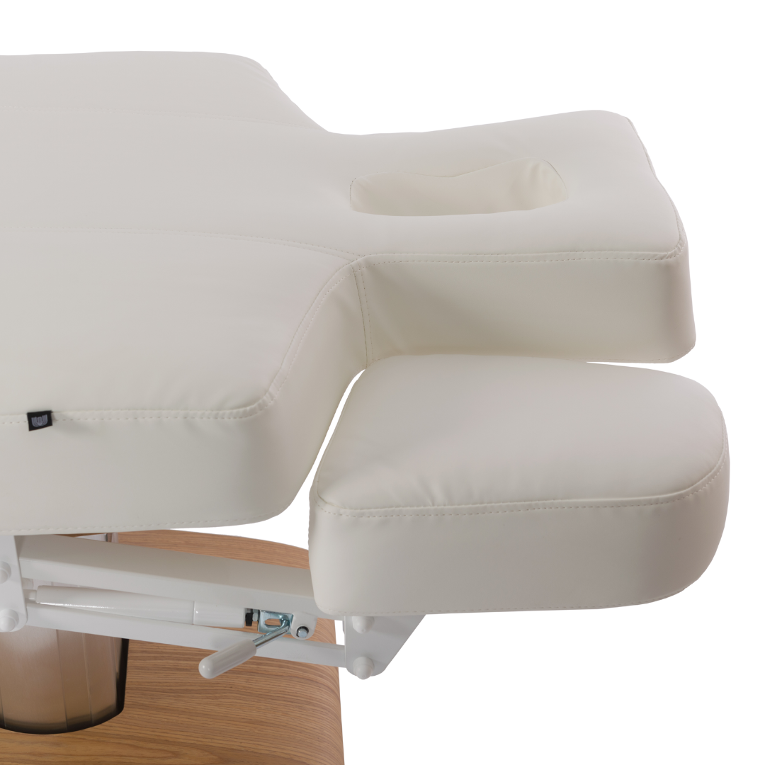 Camilla eléctrica spa con portarrollos y luz LED, 198 x 76 cm. 4 motores. Base madera clara. Varias opciones Camilla eléctrica spa con portarrollos y luz LED, 198 x 76 cm. 4 motores. Base madera clara. Varias opciones