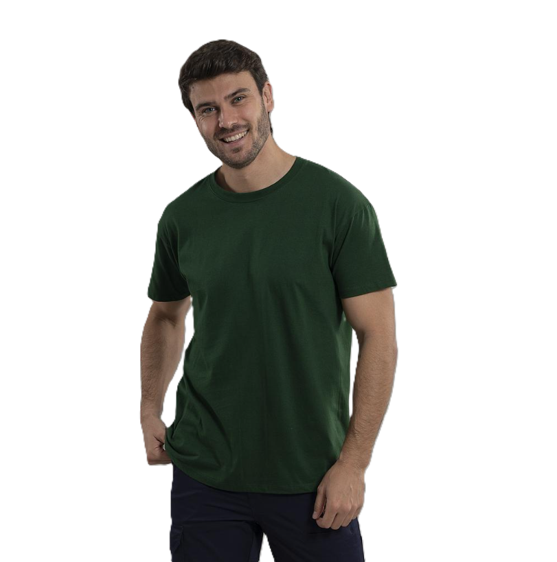 Basic type men's t-shirt. Various sizes and colors.