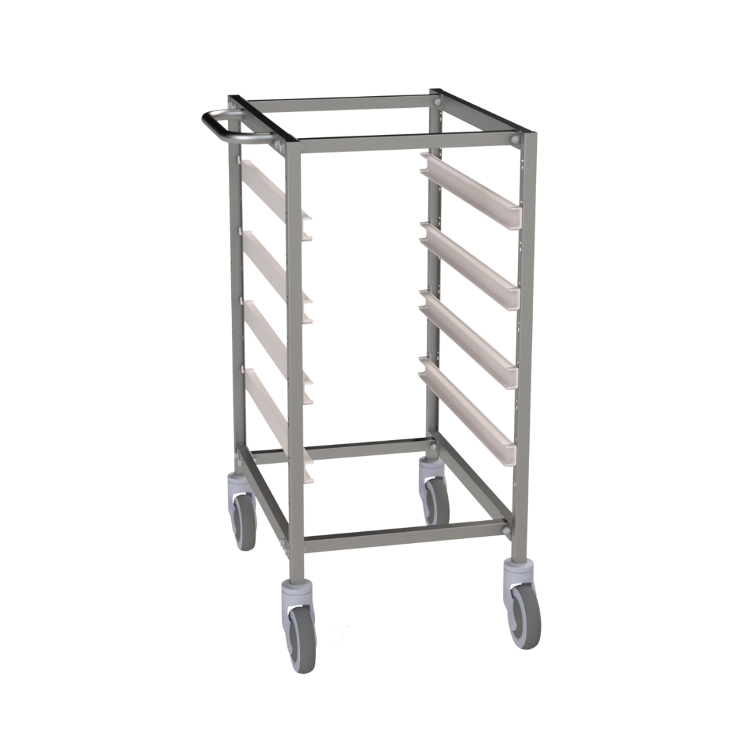 Carro abierto para cestas ISO de 9 niveles, 497 x 672 x 998 mm Carro abierto para cestas ISO de 9 niveles, 497 x 672 x 998 mm