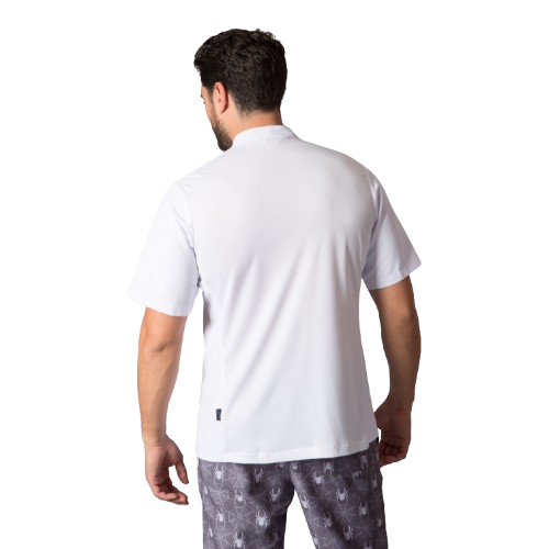 Casaca de cocina de manga corta para hombre, cuello mao. Varias tallas y colores