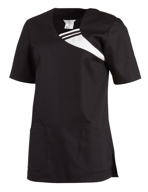 Veste à manches courtes avec ouverture sur les hanches. Plusieurs tailles et couleurs.