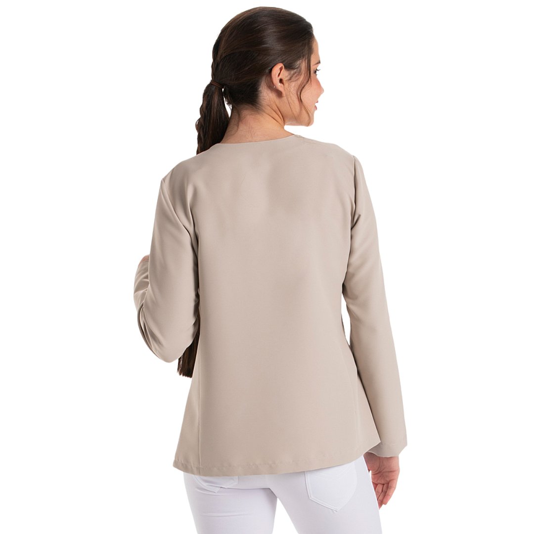 Veste à manches longues pour femme avec passants, 100% polyester. Plusieurs tailles et couleurs