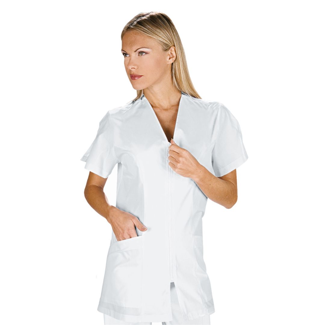 Veste Modèle Santorin. Manches courtes. Plusieurs tailles et couleurs.