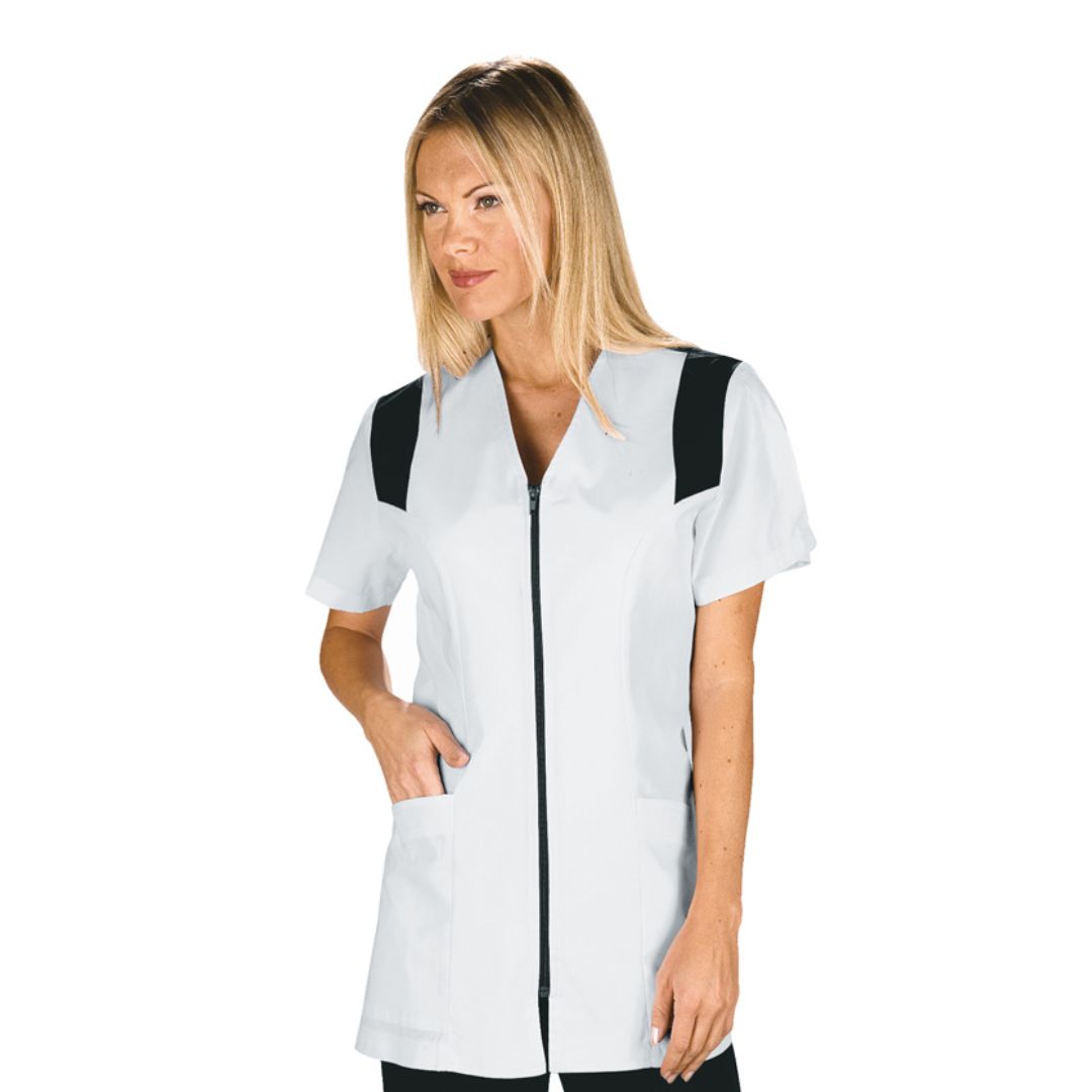 Veste Modèle Santorin. Manches courtes. Plusieurs tailles et couleurs.
