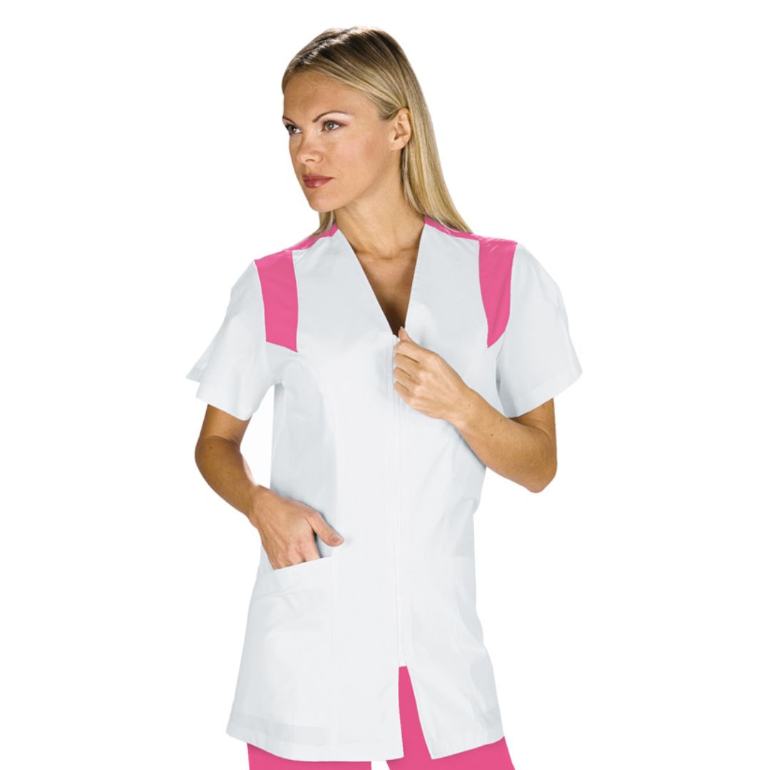 Veste Modèle Santorin. Manches courtes. Plusieurs tailles et couleurs.