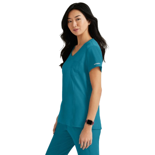 Casaca sanitaria Barco Dignity para mujer, color azul. Varias tallas Casaca sanitaria Barco Dignity para mujer, color azul. Varias tallas