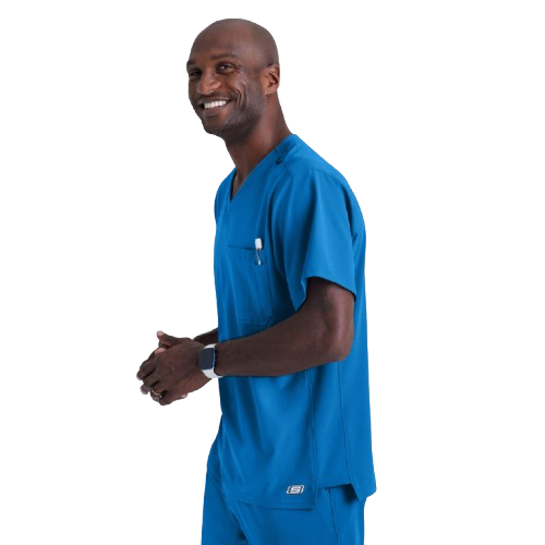 Casaca sanitaria de manga corta Barco Structure para hombre, color azul. Varias tallas Casaca sanitaria de manga corta Barco Structure para hombre, color azul. Varias tallas