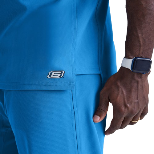 Casaca sanitaria de manga corta Barco Structure para hombre, color azul. Varias tallas Casaca sanitaria de manga corta Barco Structure para hombre, color azul. Varias tallas