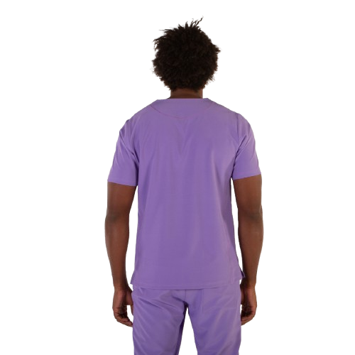 Blouse médicale à manches courtes pour homme, col en V. Plusieurs tailles et couleurs