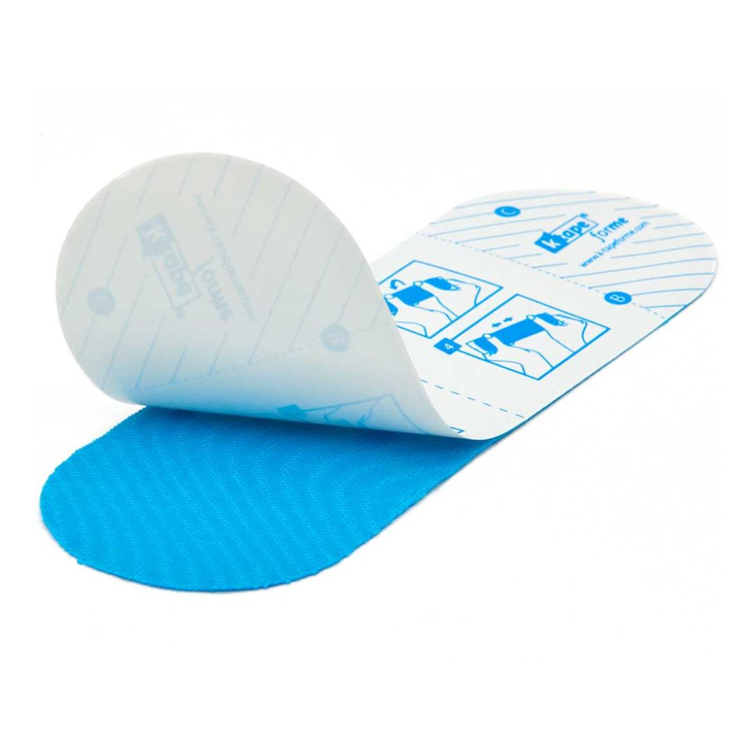 Cinta kinesiológica precortada K-Tape® Cut, 15 x 5 cm. Color azul. Caja de 30 unidades Cinta kinesiológica precortada K-Tape® Cut, 15 x 5 cm. Color azul. Caja de 30 unidades