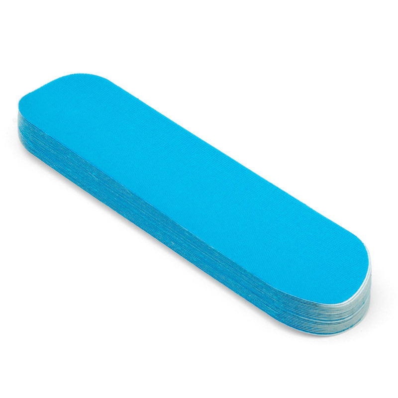 Cinta kinesiológica precortada K-Tape® Cut, 20 x 5 cm. Color azul. Caja de 22 unidades Cinta kinesiológica precortada K-Tape® Cut, 20 x 5 cm. Color azul. Caja de 22 unidades