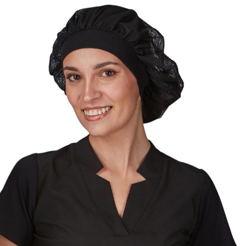 Cofia unisex de rejilla con canalé, talla única. Varios colores. Caja de 6 unidades Cofia unisex de rejilla con canalé, talla única. Varios colores. Caja de 6 unidades