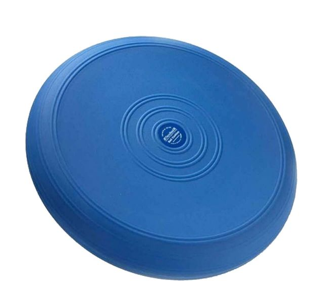 Cojín azul 36cm sin puntas para equilibrio TheraBand Cojín azul 36cm sin puntas para equilibrio TheraBand