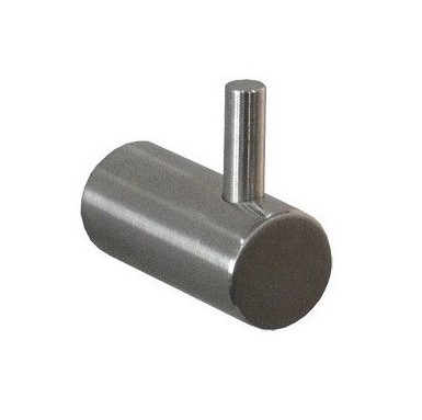 Colgador de baño individual de acero inox. con acabado satinado Colgador de baño individual de acero inox. con acabado satinado