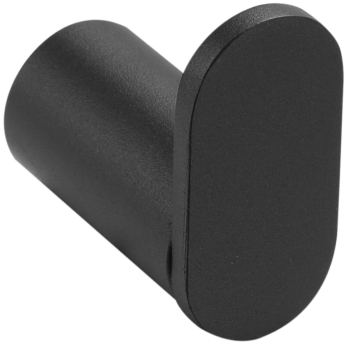Colgador de pared de acero inoxidable con acabado negro mate Colgador de pared de acero inoxidable con acabado negro mate