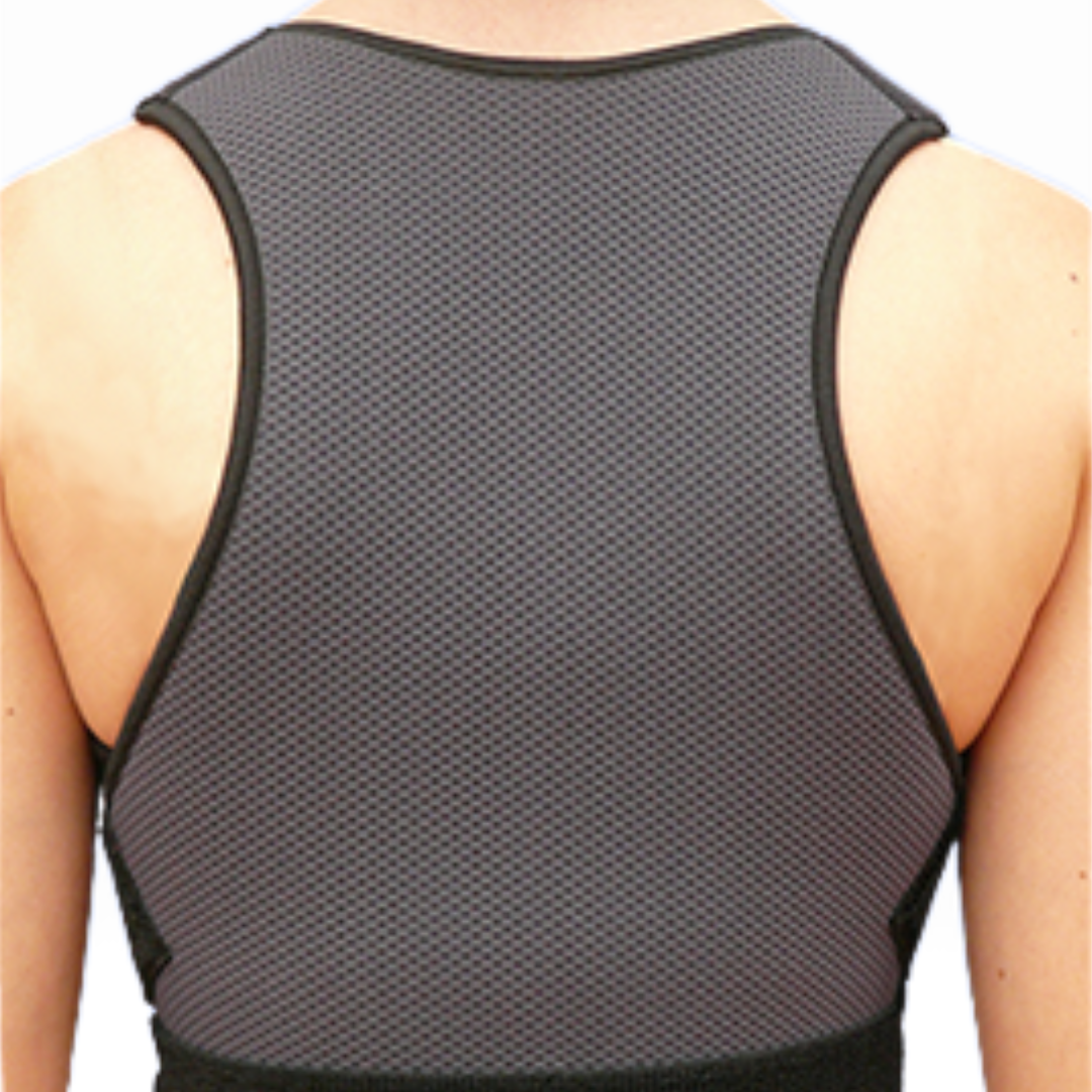 Posture corrector with velcro closure. Various sizes and colors.