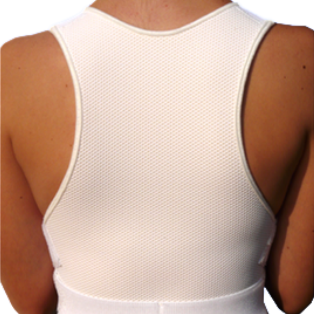 Posture corrector with velcro closure. Various sizes and colors.