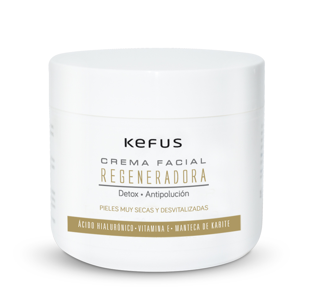 Crema facial regeneradora Ácido Hialurónico Kefus. 500 ml Crema facial regeneradora Ácido Hialurónico Kefus. 500 ml