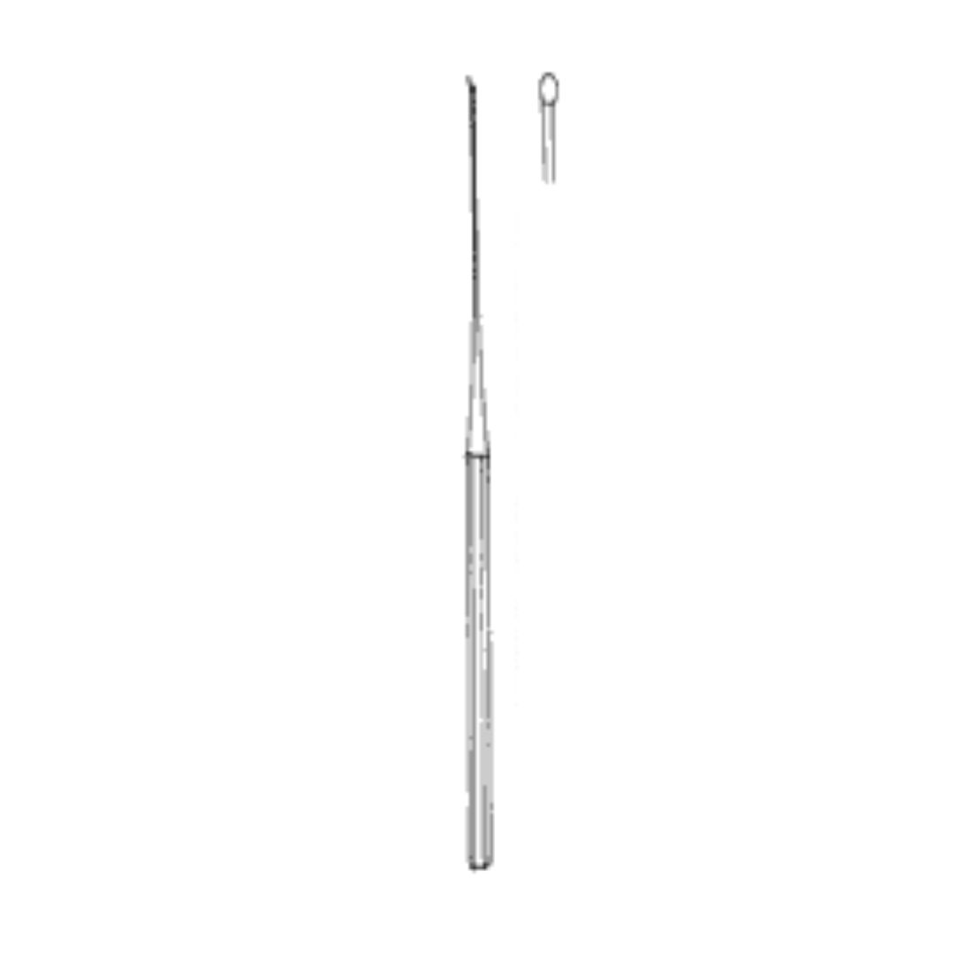 Cureta Shea de 16 cm, punta ovalada de 1,5 x 2,5 mm Cureta Shea de 16 cm, punta ovalada de 1,5 x 2,5 mm